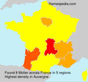 Surname Molier in France Surname Molier in France