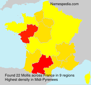 Surname Mollis in France Surname Mollis in France