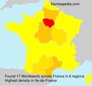 Surname Mombaerts in France Surname Mombaerts in France
