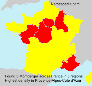 Surname Momberger in France Surname Momberger in France