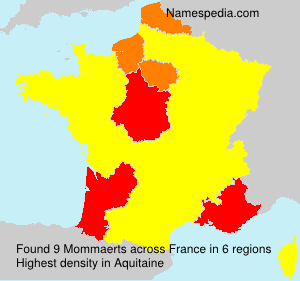 Surname Mommaerts in France Surname Mommaerts in France