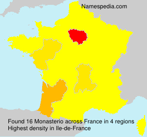 Surname Monasterio in France Surname Monasterio in France