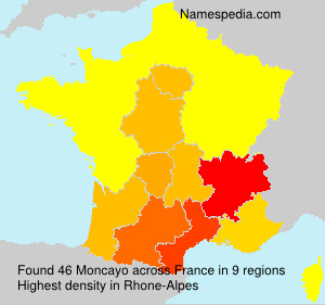 Surname Moncayo in France Surname Moncayo in France