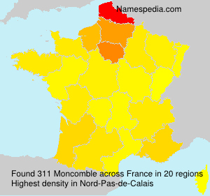 Surname Moncomble in France Surname Moncomble in France