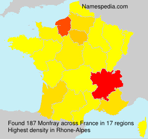 Surname Monfray in France Surname Monfray in France