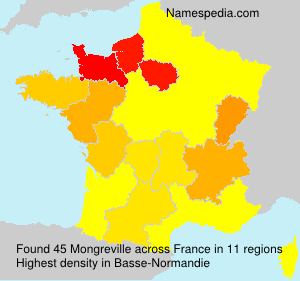 Surname Mongreville in France Surname Mongreville in France