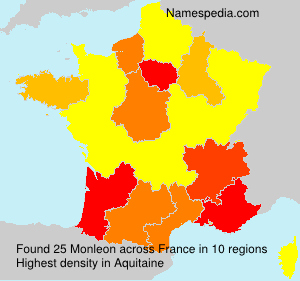 Surname Monleon in France Surname Monleon in France