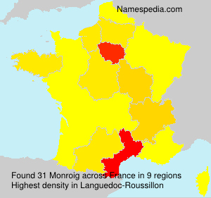 Surname Monroig in France Surname Monroig in France