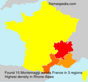 Surname Montemaggi in France Surname Montemaggi in France