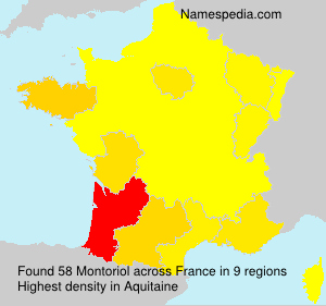 Surname Montoriol in France Surname Montoriol in France