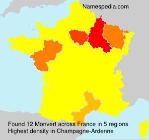 Surname Monvert in France Surname Monvert in France