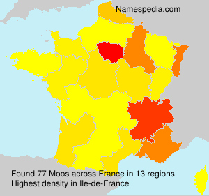 Surname Moos in France Surname Moos in France