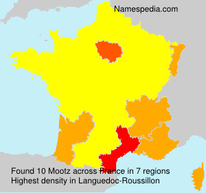 Surname Mootz in France Surname Mootz in France
