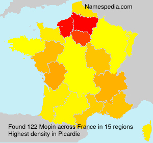 Surname Mopin in France Surname Mopin in France