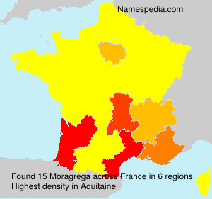 Surname Moragrega in France Surname Moragrega in France