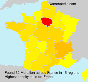 Surname Moraillon in France Surname Moraillon in France
