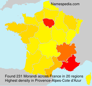 Surname Morandi in France Surname Morandi in France