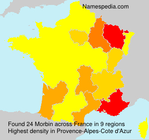 Surname Morbin in France Surname Morbin in France