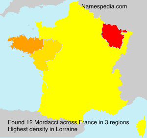 Surname Mordacci in France Surname Mordacci in France