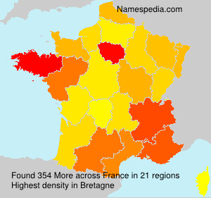 Surname More in France Surname More in France