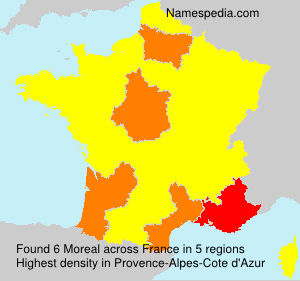 Surname Moreal in France Surname Moreal in France