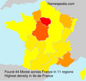 Surname Moree in France Surname Moree in France