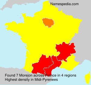 Surname Morejon in France Surname Morejon in France