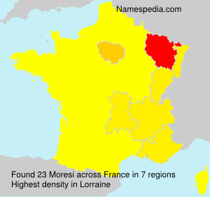 Surname Moresi in France Surname Moresi in France