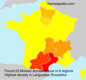 Surname Moreso in France Surname Moreso in France
