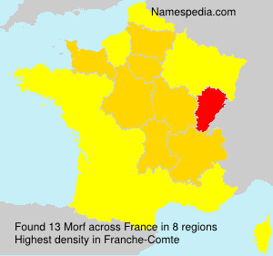 Surname Morf in France Surname Morf in France