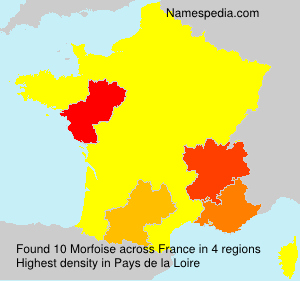 Surname Morfoise in France Surname Morfoise in France