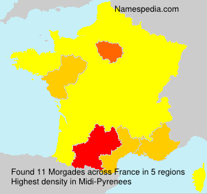 Surname Morgades in France Surname Morgades in France