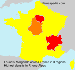 Surname Morgando in France Surname Morgando in France