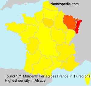 Surname Morgenthaler in France Surname Morgenthaler in France