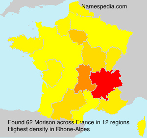 Surname Morison in France Surname Morison in France
