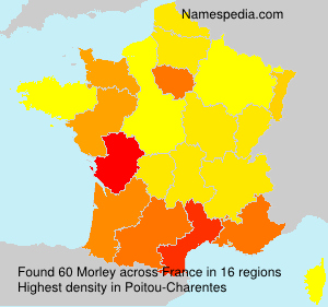 Surname Morley in France Surname Morley in France