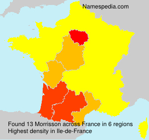 Surname Morrisson in France Surname Morrisson in France