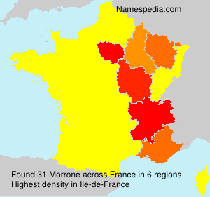 Surname Morrone in France Surname Morrone in France