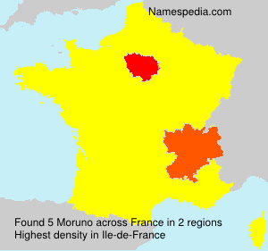 Surname Moruno in France