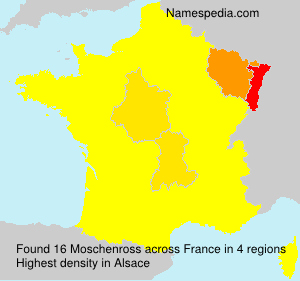Surname Moschenross in France Surname Moschenross in France