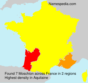Surname Moschion in France Surname Moschion in France