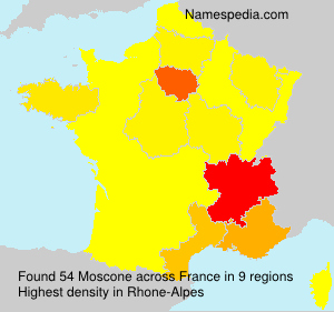 Surname Moscone in France Surname Moscone in France