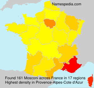 Surname Mosconi in France Surname Mosconi in France