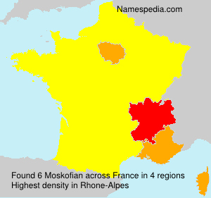 Surname Moskofian in France Surname Moskofian in France