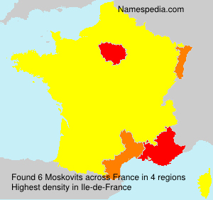 Surname Moskovits in France Surname Moskovits in France