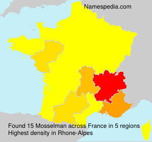 Surname Mosselman in France Surname Mosselman in France