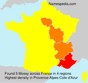 Surname Mossy in France Surname Mossy in France
