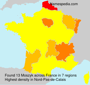 Surname Moszyk in France Surname Moszyk in France