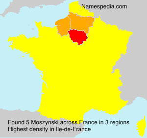 Surname Moszynski in France Surname Moszynski in France