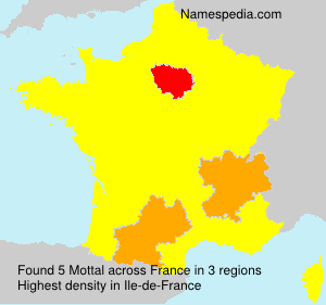 Surname Mottal in France Surname Mottal in France